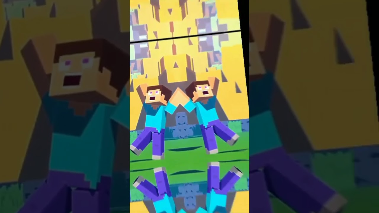 Minecraft Steve new editing shorts🤟