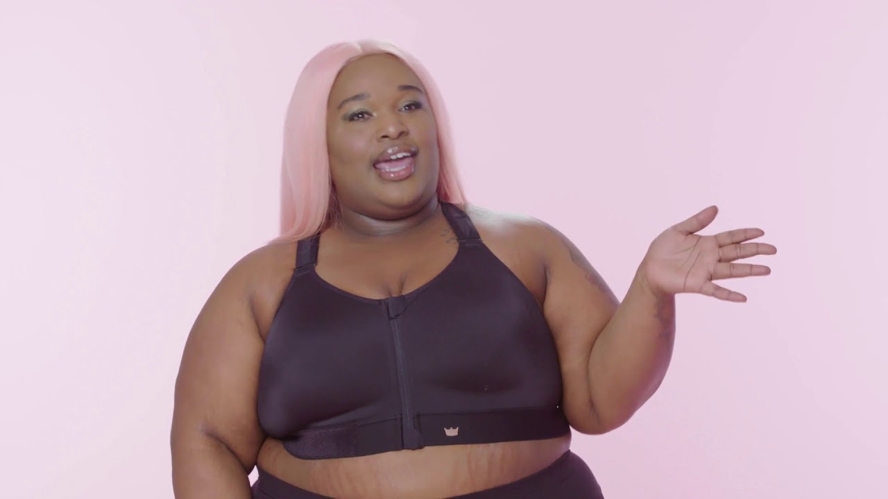 What Happens When Women Size 0 - 28 Try On The Same Sports Bra? | GLAMOUR