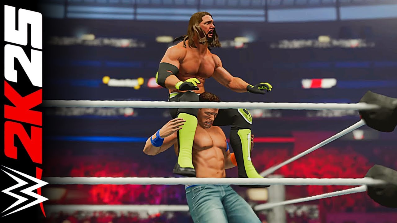AJ STYLES vs JOHN CENA: The Phenomenal Rematch | WWE 2K25 Gameplay