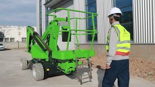 Snsc 12m Electric Boom Lift For 135m Working Needs