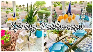 HOW TO DECORATE AN OUTDOOR PATIO || TABLESCAPE IDEAS