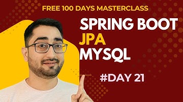 [DAY 21] HINDI JPA EntityManager Tutorial | Spring Boot Database Integration | REST API with MySQL