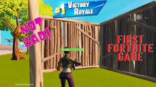 Trying FORTNITE for the first time! | ZEUS BAY | FORTNITE.