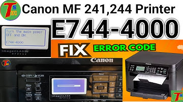 Canon MF241d printer error E744-4000