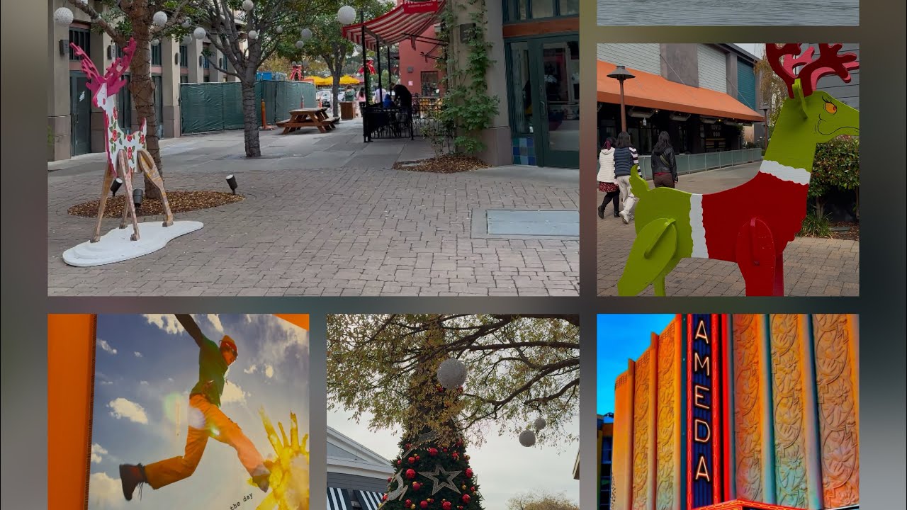 Walking South Shore Center, Alameda, CA, 