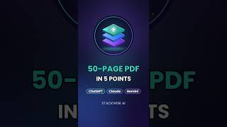 I didn't read this 50-page PDF (ChatGPT, Claude, Gemini) #Shorts