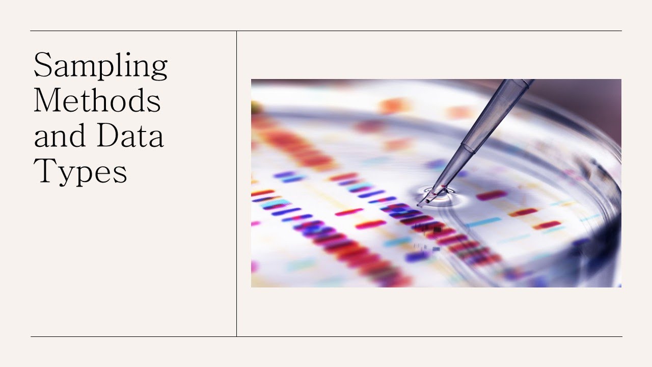 Sampling Methods and Data Types - YouTube