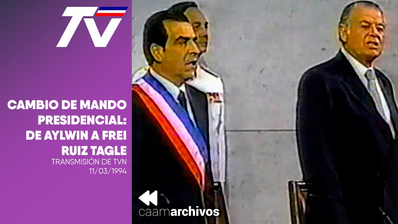 Cambio de Mando Presidencial: De Aylwin a Frei Ruiz-Tagle - Transmisión TVN y ANATEL @ 11/03/1994
