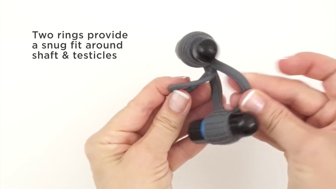 OptiMALE Double Vibrating C Ring - YouTube