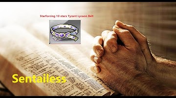 Maplesea Making 10 star tyrant belt with trick