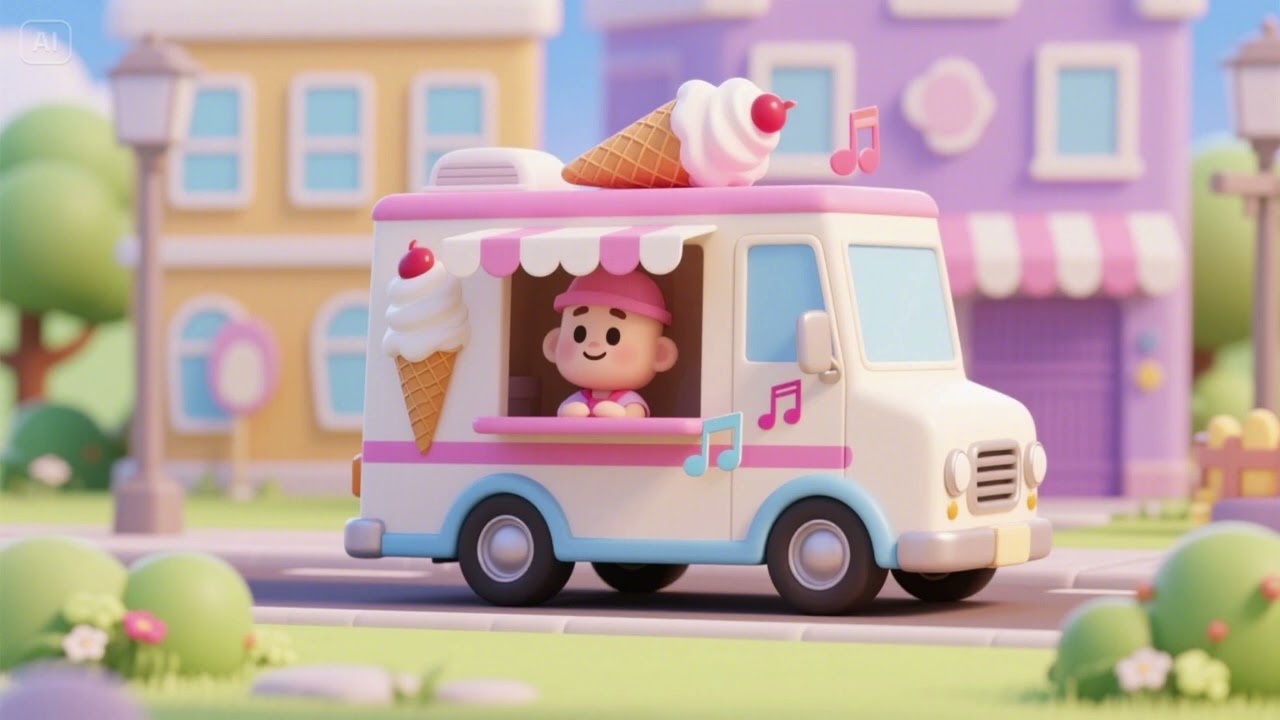 Ice Cream Truck’s Jingle | Nursery Rhymes & Kids Songs