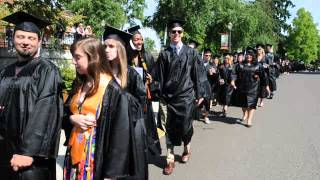 OSU Class of 2013 graduates en route to ceremony: Video 2