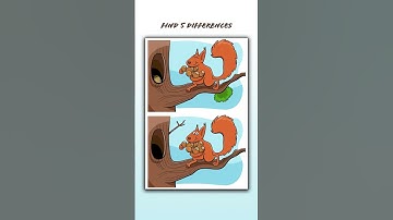 Find 5 Differences!!! #challenge #puzzle #shortvideo #shorts