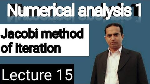 Jacobi method of iteration | Lecture 15 | in urdu | in hindi