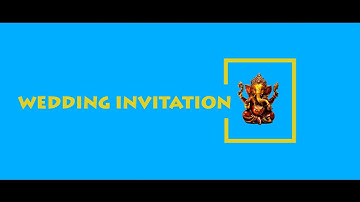 Latest Wedding Invitation Video | Free Green Screen Template Link In Description