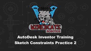 AutoDesk Inventor Training - Sketch Constraints Practice Pt.2