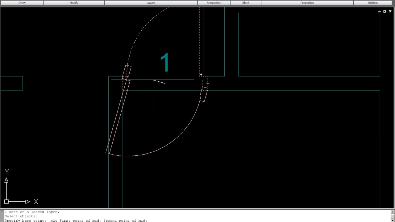 Tutorial Autocad Memutar Objek Rotate YouTube