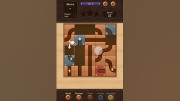 Roll the Ball slide puzzle Star G Pack Level 27 Solution