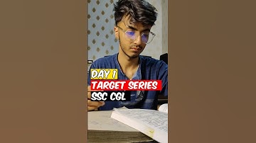 Day-1/30 Days Target Series SSC CGL #ssc #exam #sscpreparation