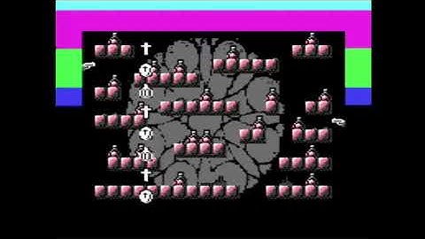 Commodore 64 C64 fully masked soft sprites test.
