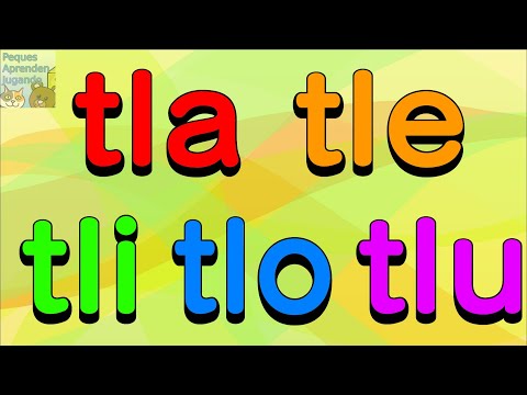Sílabas trabadas TLA,
