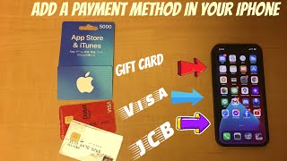 How to add payment method in Apple ID/ add any card and iTunes gift card on Apple ID /Apple ID 2021