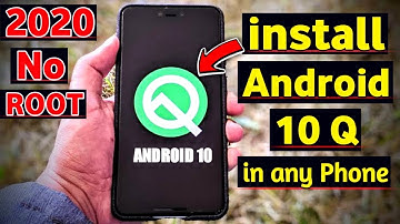 How To Upgrade Any Android Device To 10 Q Android 2020 |  Without PC WITHOUT ROOT |