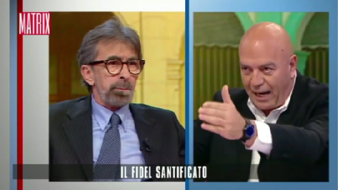 Santo Rizzo Fidel Castro dittatore o santo? Marco Rizzo maltratta un esule cubano ...