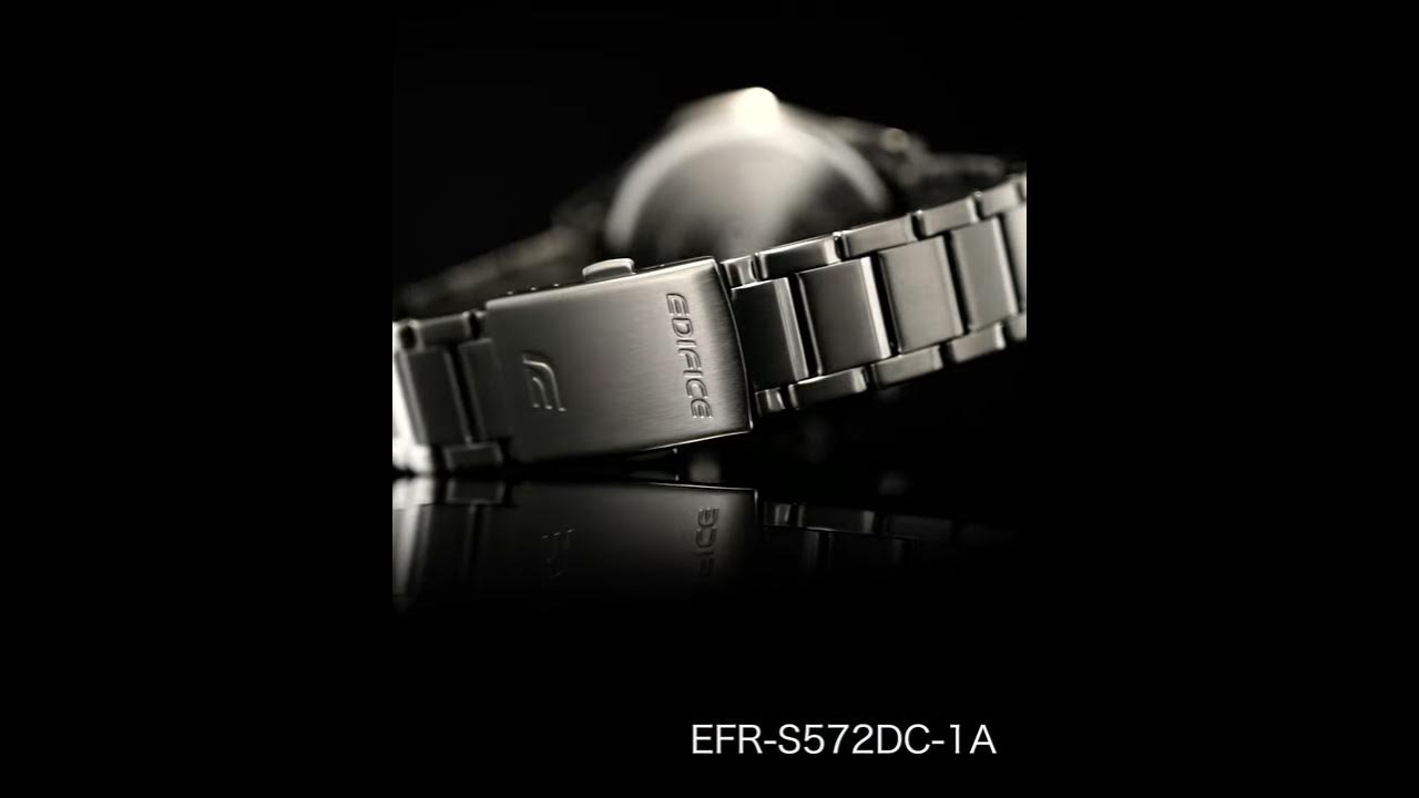 EDIFICE EFR-S572DC-1AV | SLIM CHRONOGRAPH WITH SAPPHIRE CRYSTAL - YouTube