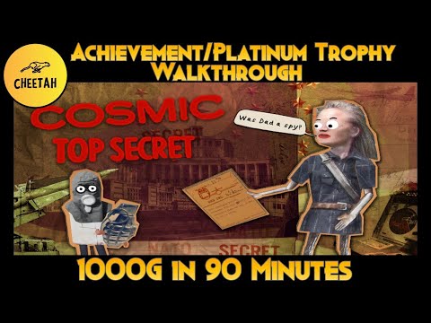 Cosmic Top Secret - Достижение / Платиновое прохождение (1000G ЗА 90 МИНУТ)