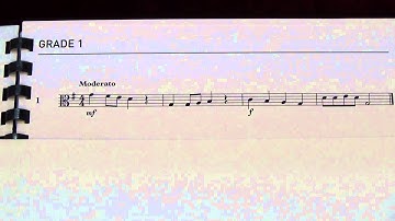 Viola Grade 1 Sight Reading No 1 Moderato