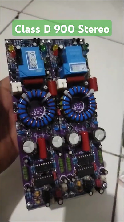 POWER AMPLIFIER CLASS D 900 STEREO #D900#sound