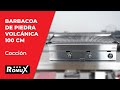 Vídeo: Barbacoa Industrial a Gas con Piedra Volcánica 100 cm Sobremesa ®Romux