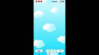 English Irregular Verbs Game - aplikacja do nauki angielskiego screenshot 1