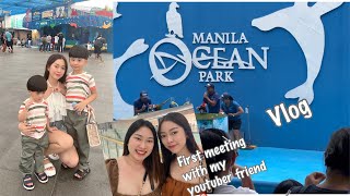 FIRST TIME NAMIN PUMUNTA OCEAN PARK, FIRST MEETING W/MY YOUTUBER FRIEND by Momshie Kelie 1,143 views 9 months ago 9 minutes, 33 seconds