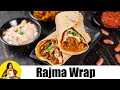 चटपटा राजमा रोल (Chatpata Rajma Wrap) by Tarla Dalal