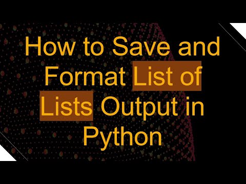 How to Save