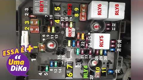 Caixa de Fusível Onix Joy 2020 compartimento motor