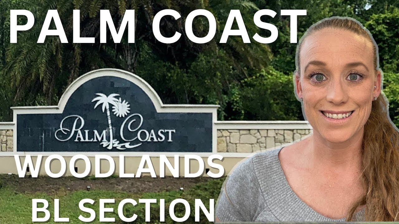 Palm Coast Florida Driving Tour Woodlands Community & BL Section I