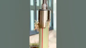 Perfect Pipe Threading Process | Electric Pipe Threading Tool