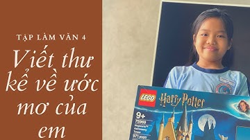 Tập làm văn lớp 4: Viết thư cho người thân kể về ước mơ của em.