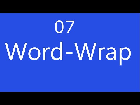 07) word-wrap