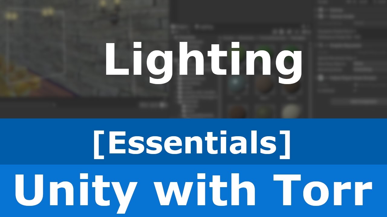 Lighting - Unity Essentials - YouTube