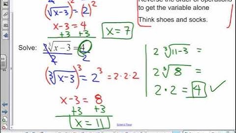 SanfordFlipMath Algebra 2 SB25.2,4 Solving Square/Cube Root Equations