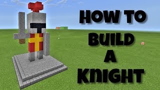 HOW TO BUILD A KNIGHT STATUE IN MINECRAFT