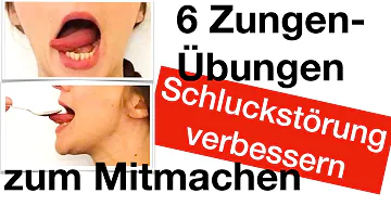 Wie schlucke ich richtig Zunge?