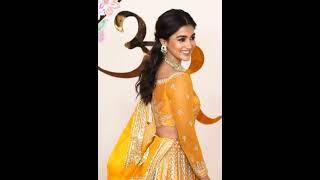 Poojahegde Latest Yellow Lehenga Trending Looks Viral