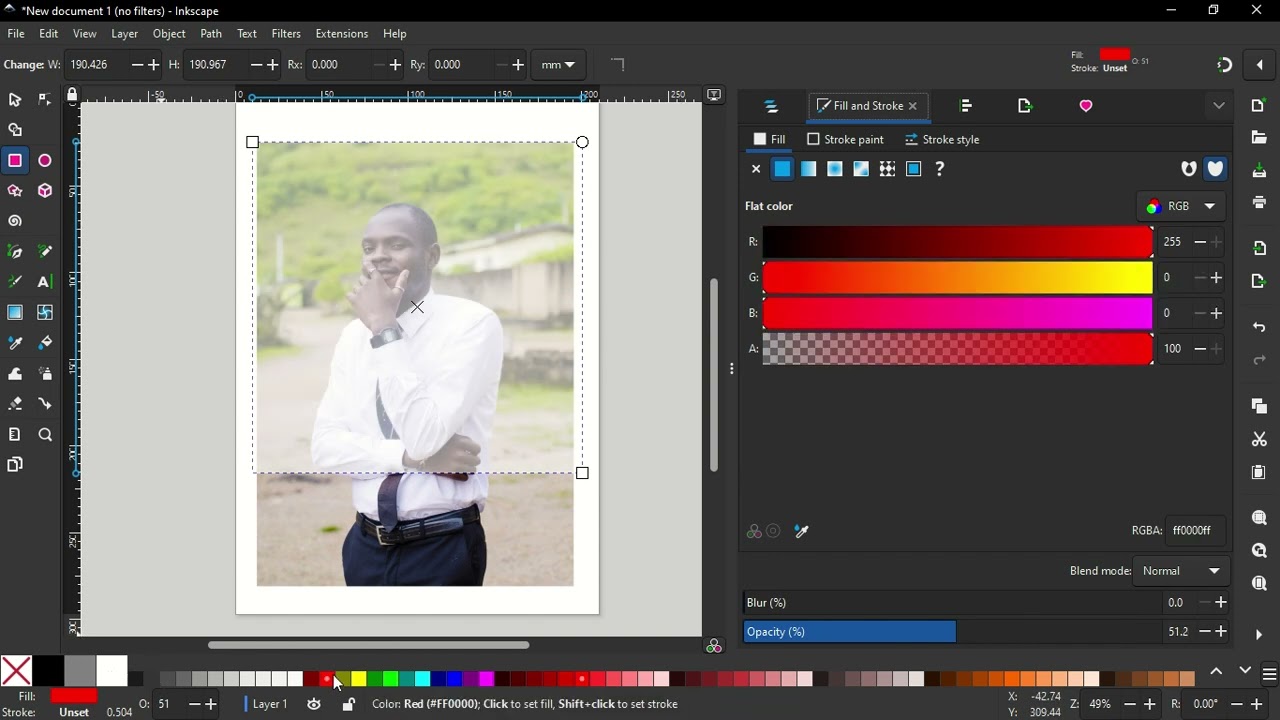 How to Cut or Crop using Inkscape