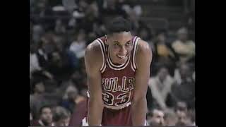 1989 Chicago Bulls @ Cleveland Cavaliers Reg Season 4/16/89 Larry Nance