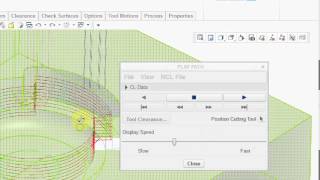 Trajectory Mill Sequence PTC Creo: